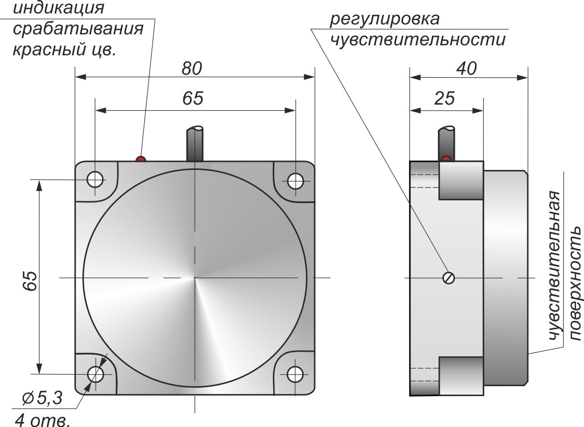 Габаритный чертеж